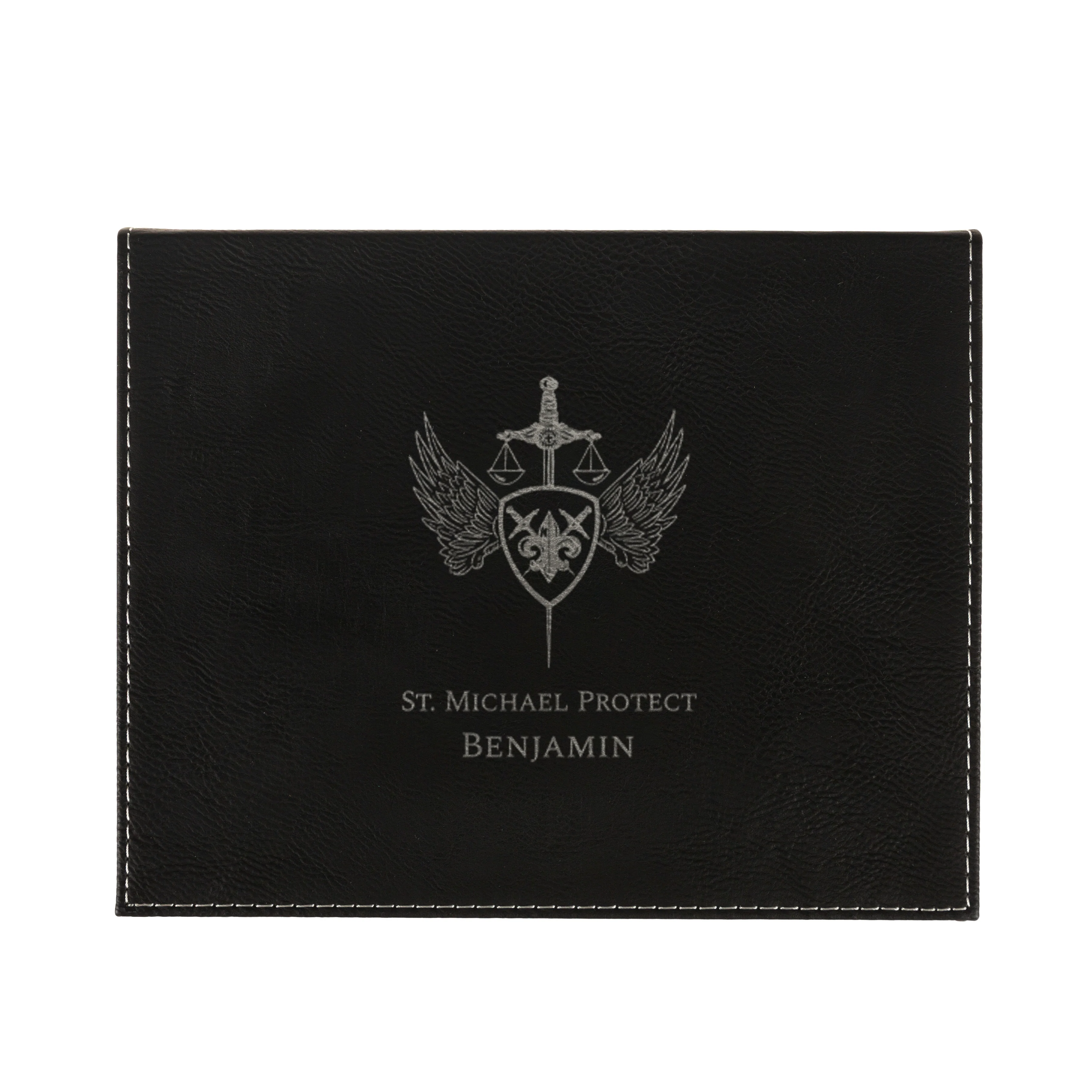 Personalized St Michael Keepsake and Travel Boxes-set of 2 - Image 2