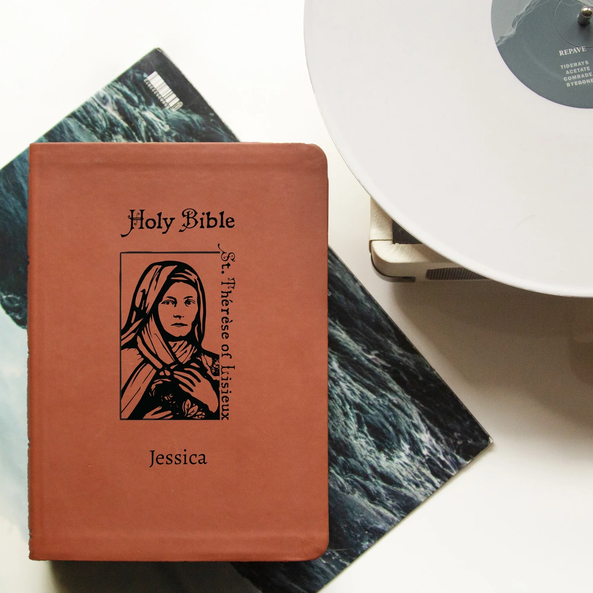 Personalized St. Therese of Lisieux Bible