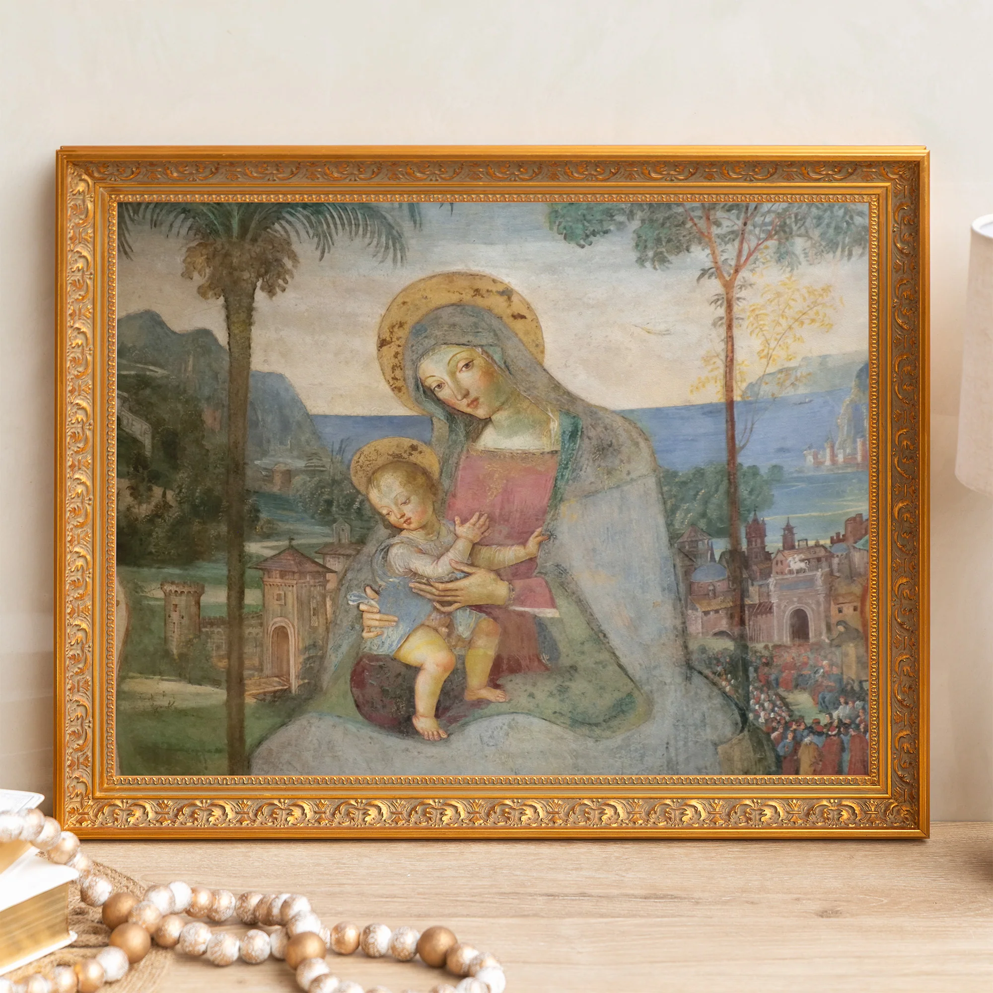 Pinturicchio Madonna & Child Framed Canvas - Sacred Signature Collection - Image 10