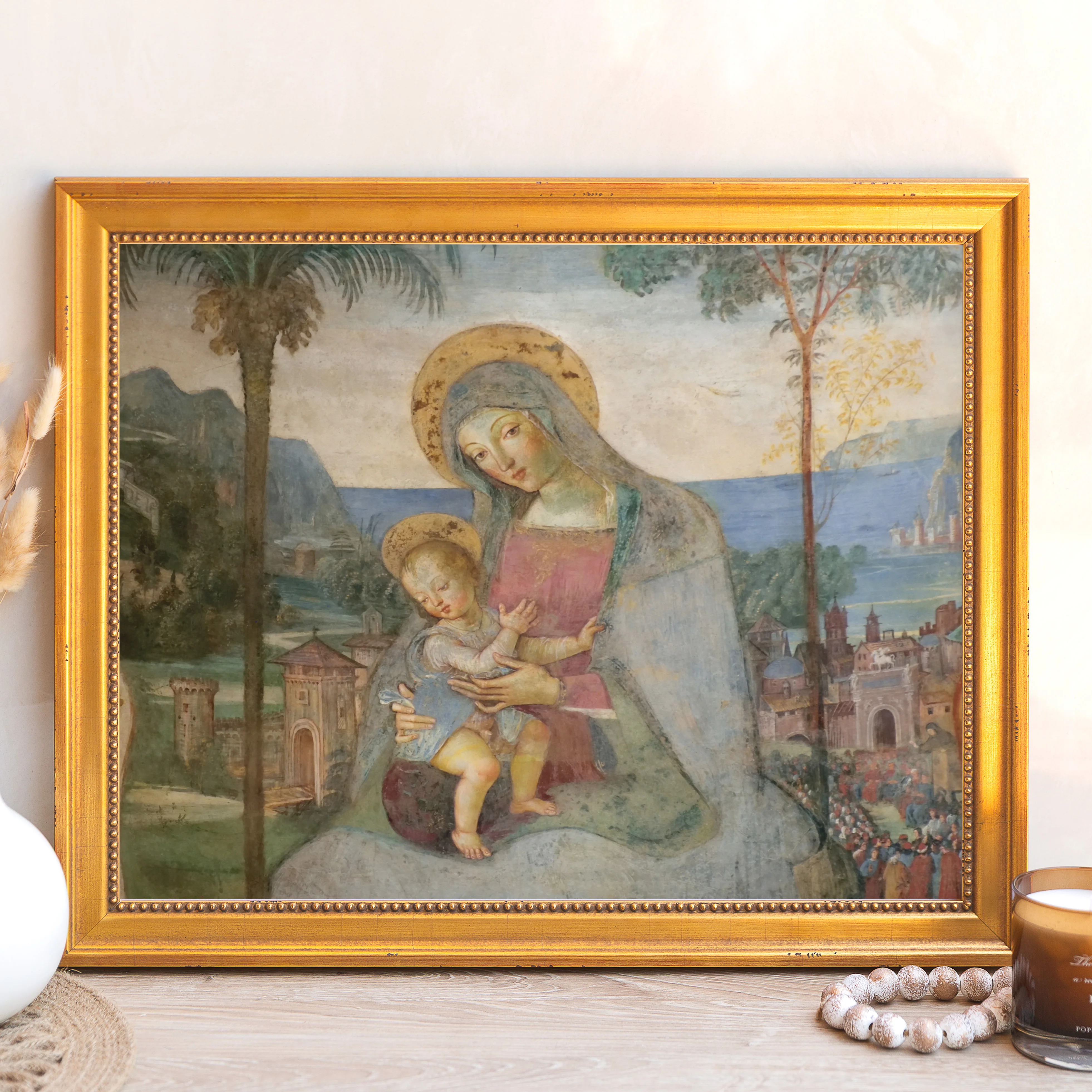 Pinturicchio Madonna & Child Framed Canvas - Sacred Signature Collection - Image 5