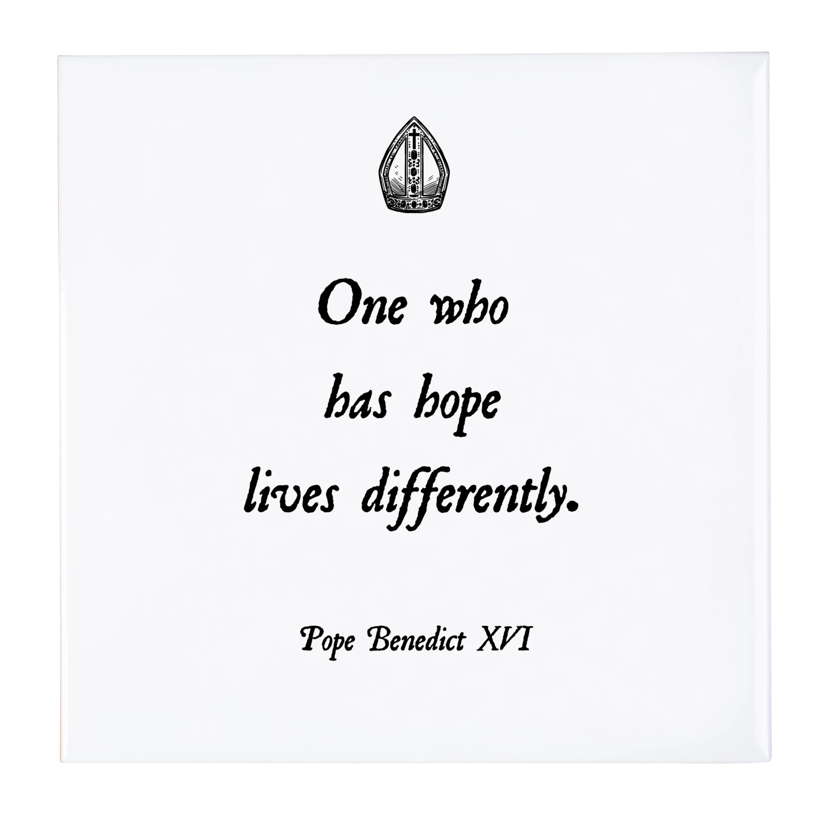Pope Benedict XVI Hope Tile - Image 2