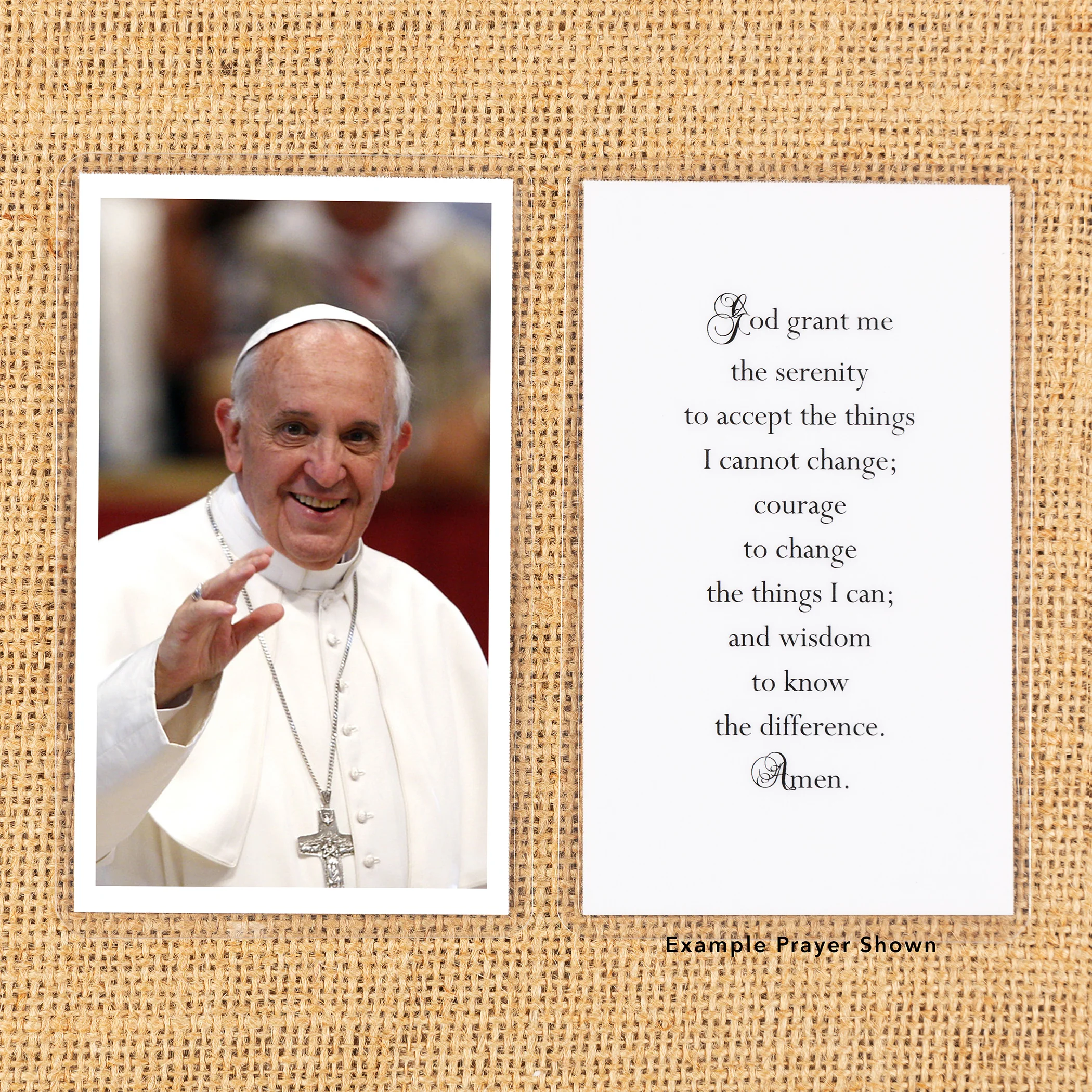 Pope Francis Personalized Prayer Card - Image 2