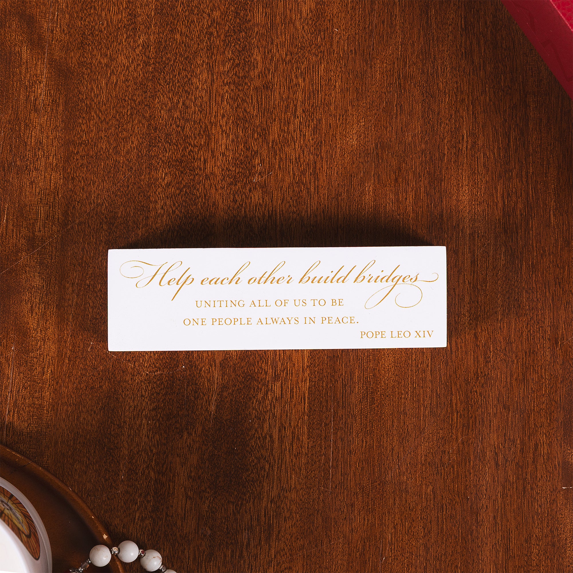 Pope Leo Book & Pope Leo Help Each Other Quote Block - Image 3