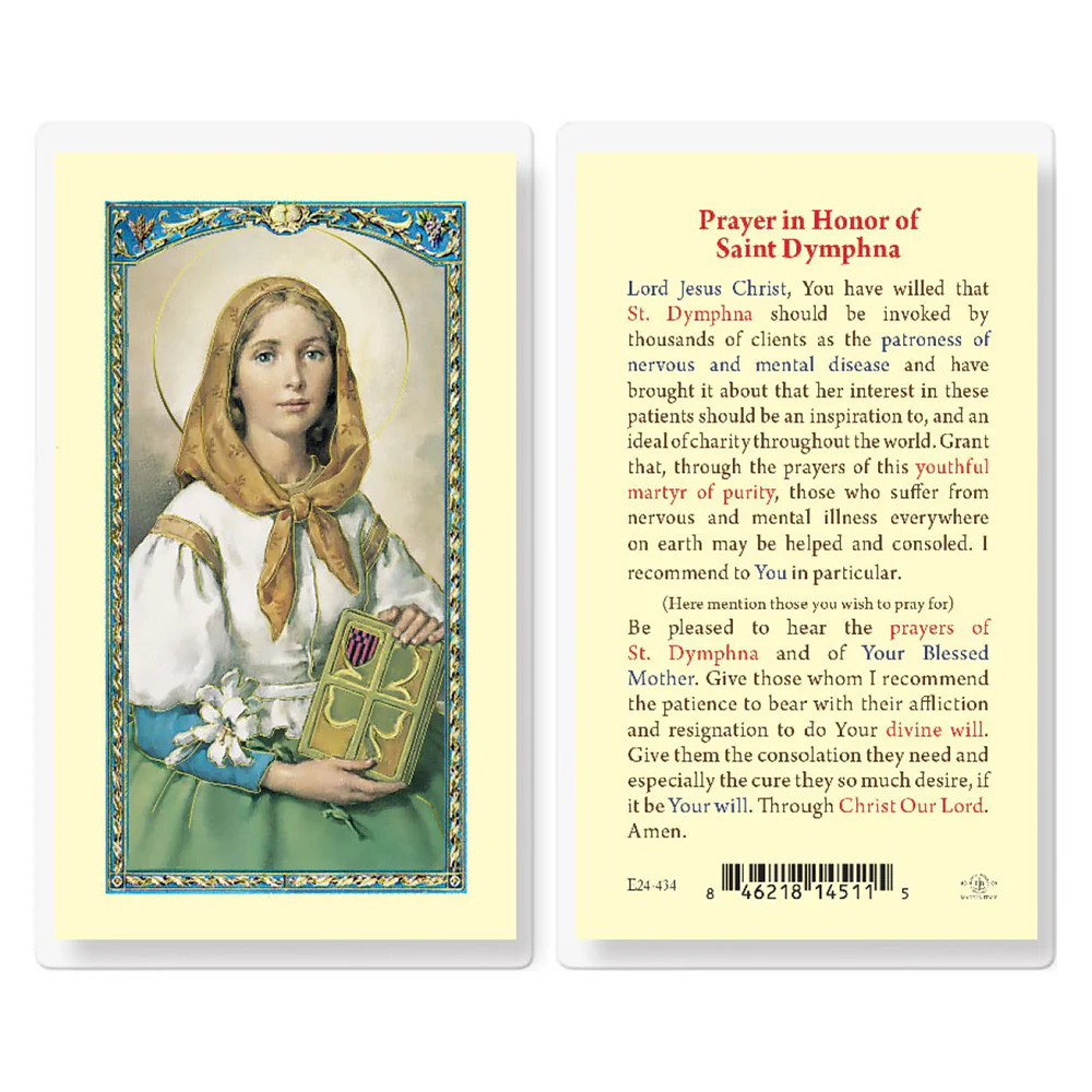 Prayer to St. Dymphna - Prayer Card