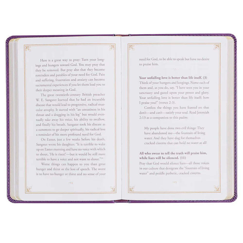 Praying the Psalms Leatherette Prayer Book - Image 3