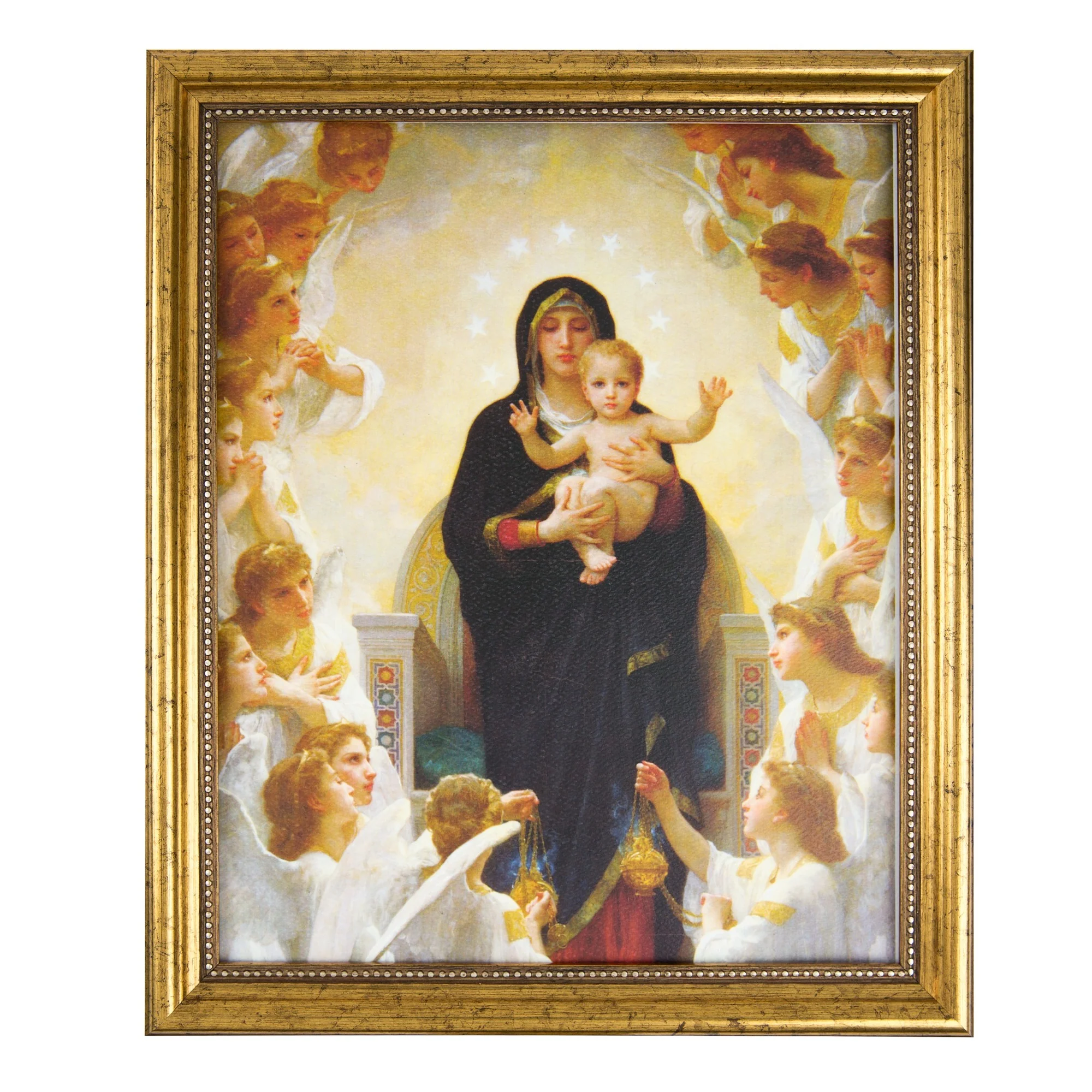 Queen of the Angels Gold Framed Print - Multiple Sizes - Image 2