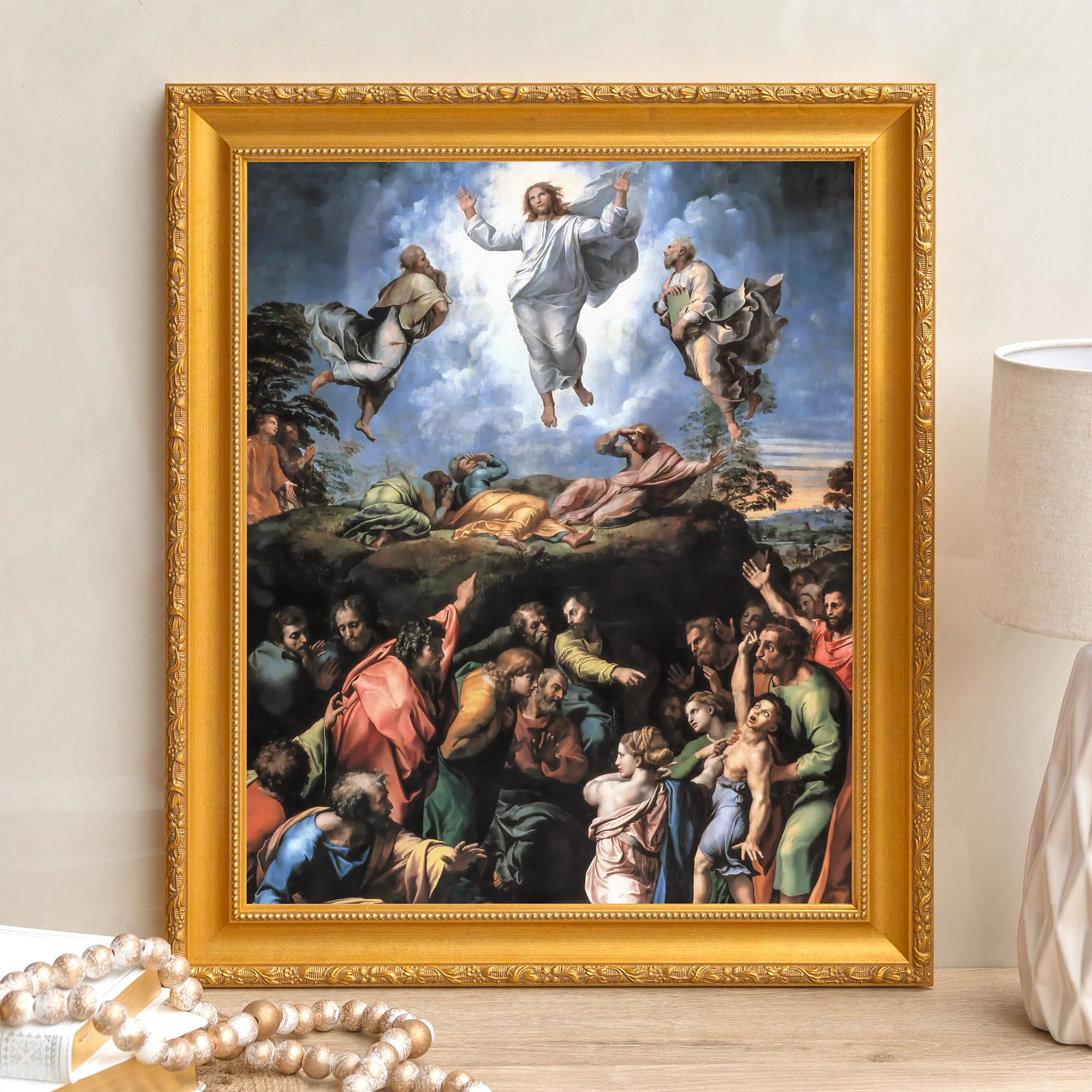 Raphael's Transfiguration Framed Canvas - Sacred Signature Collection - Image 8