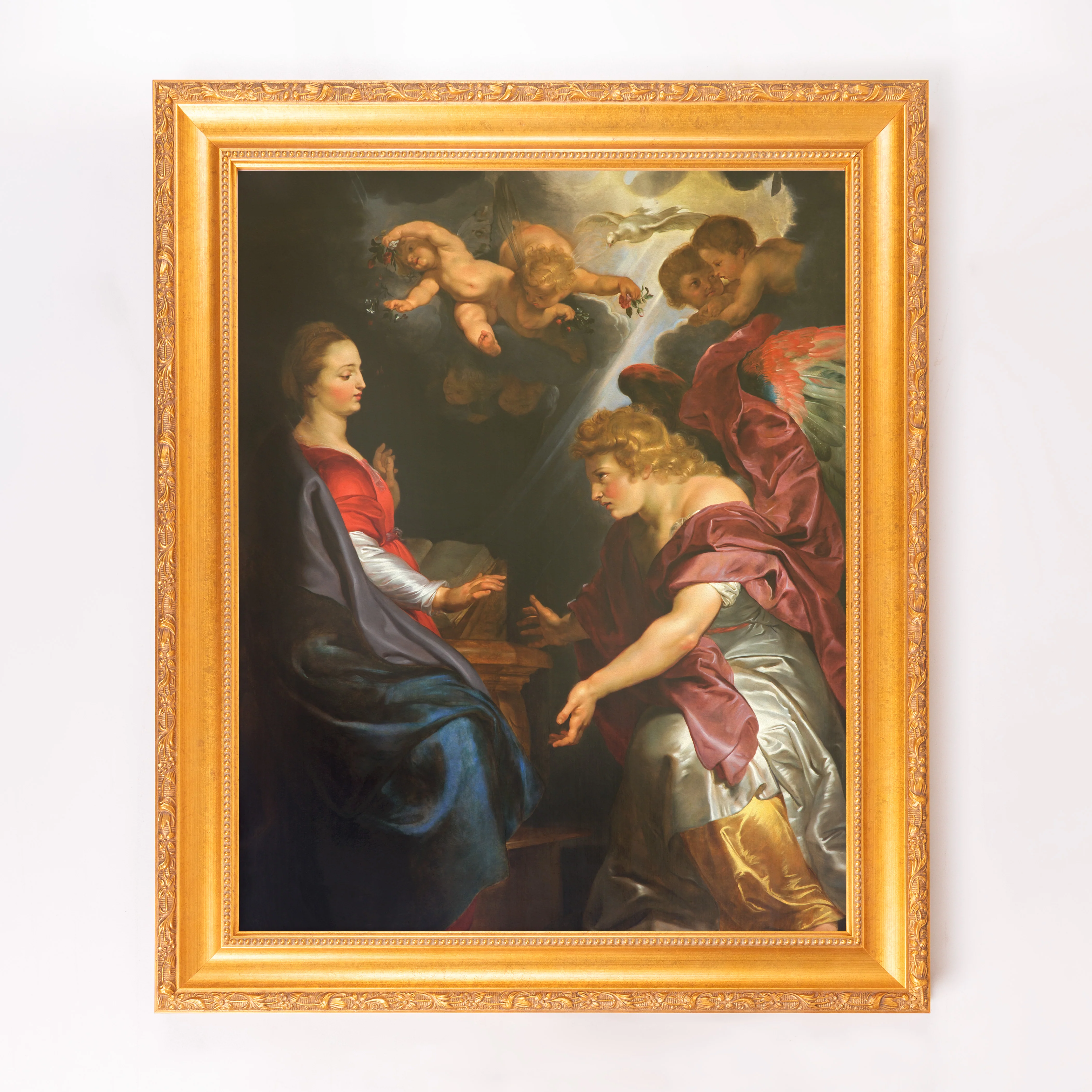 Ruben's The Annunciation Framed Canvas - Sacred Signature Collection - Image 5