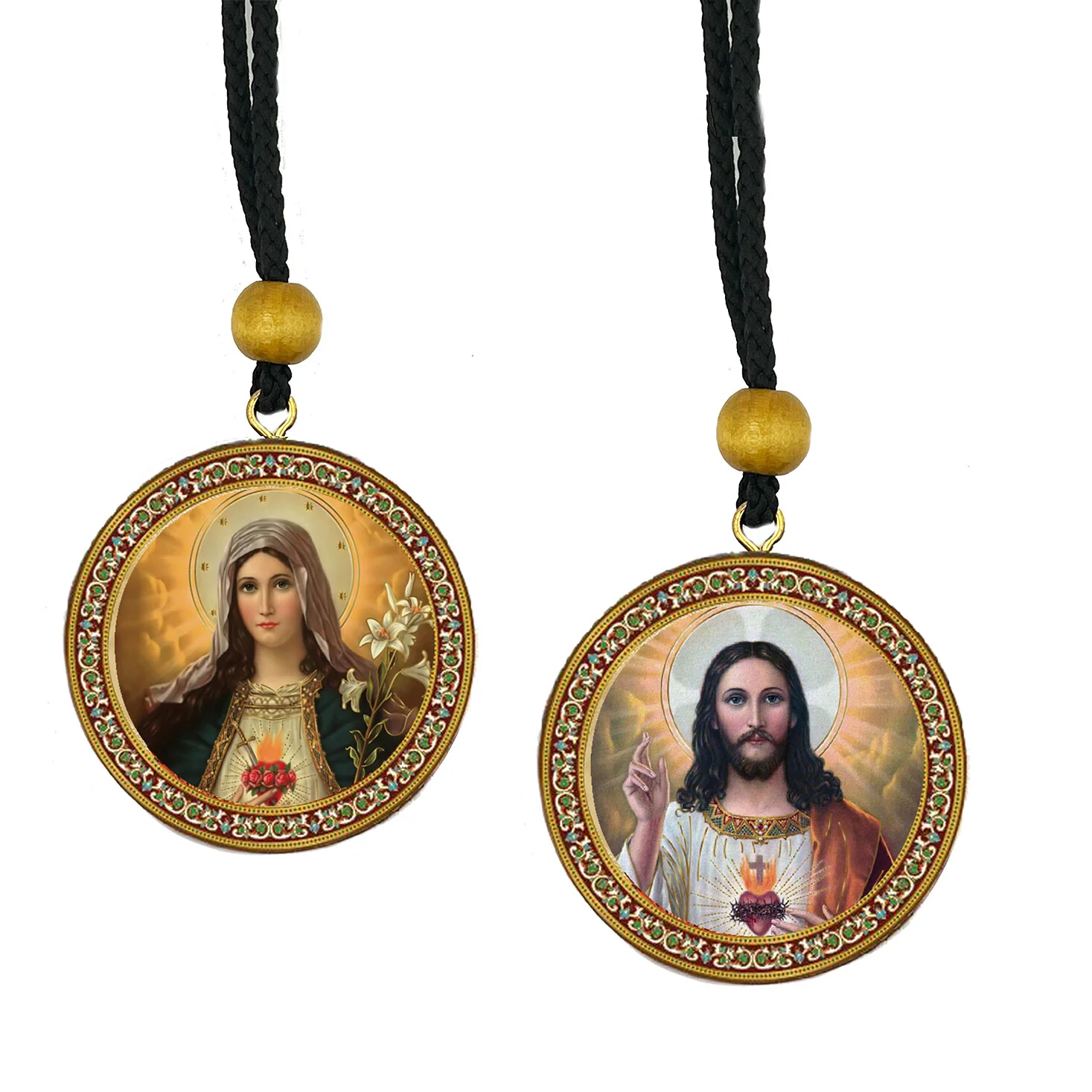 Sacred & Immculate Hearts Home & Car Icon