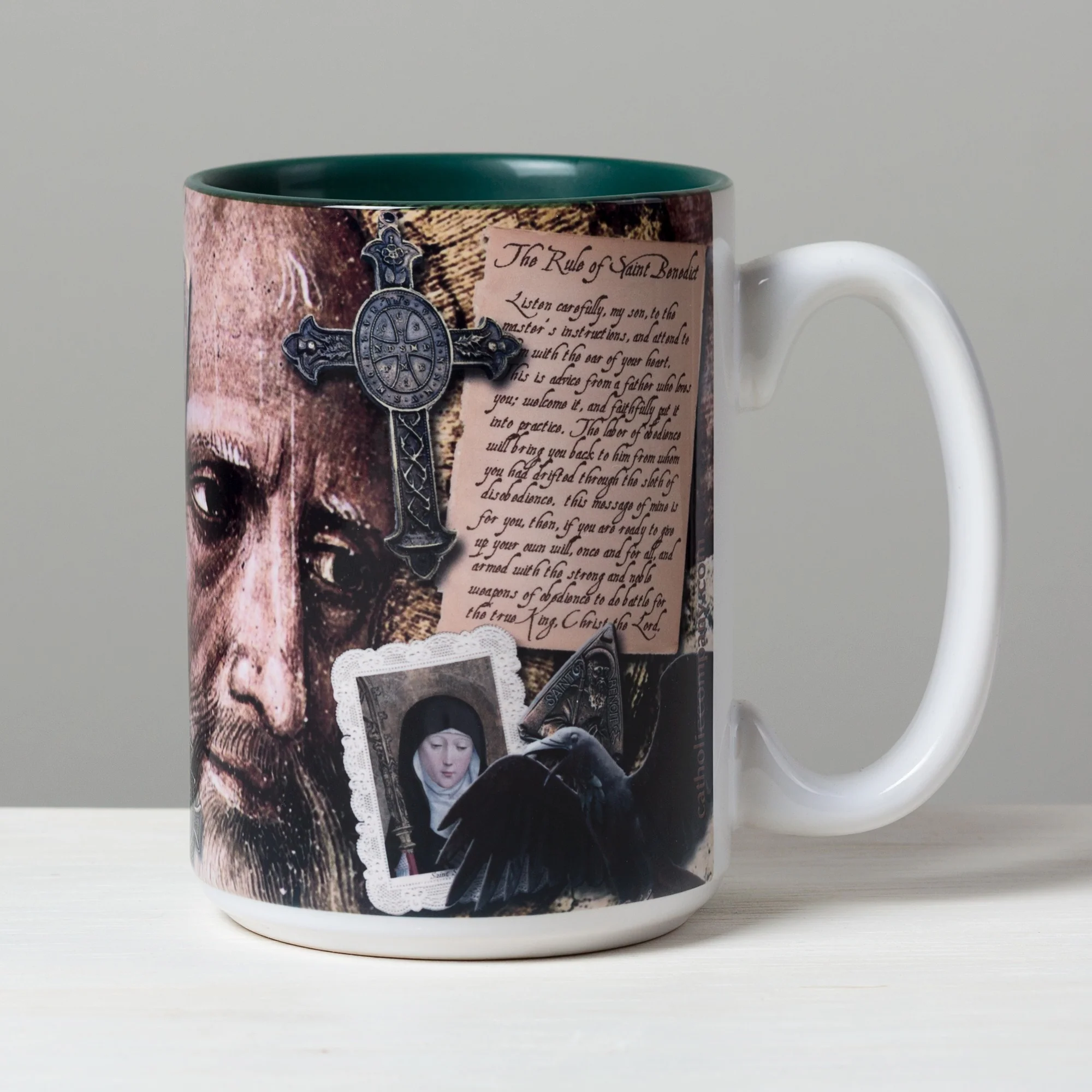 Saint Benedict Story Mug - Image 2