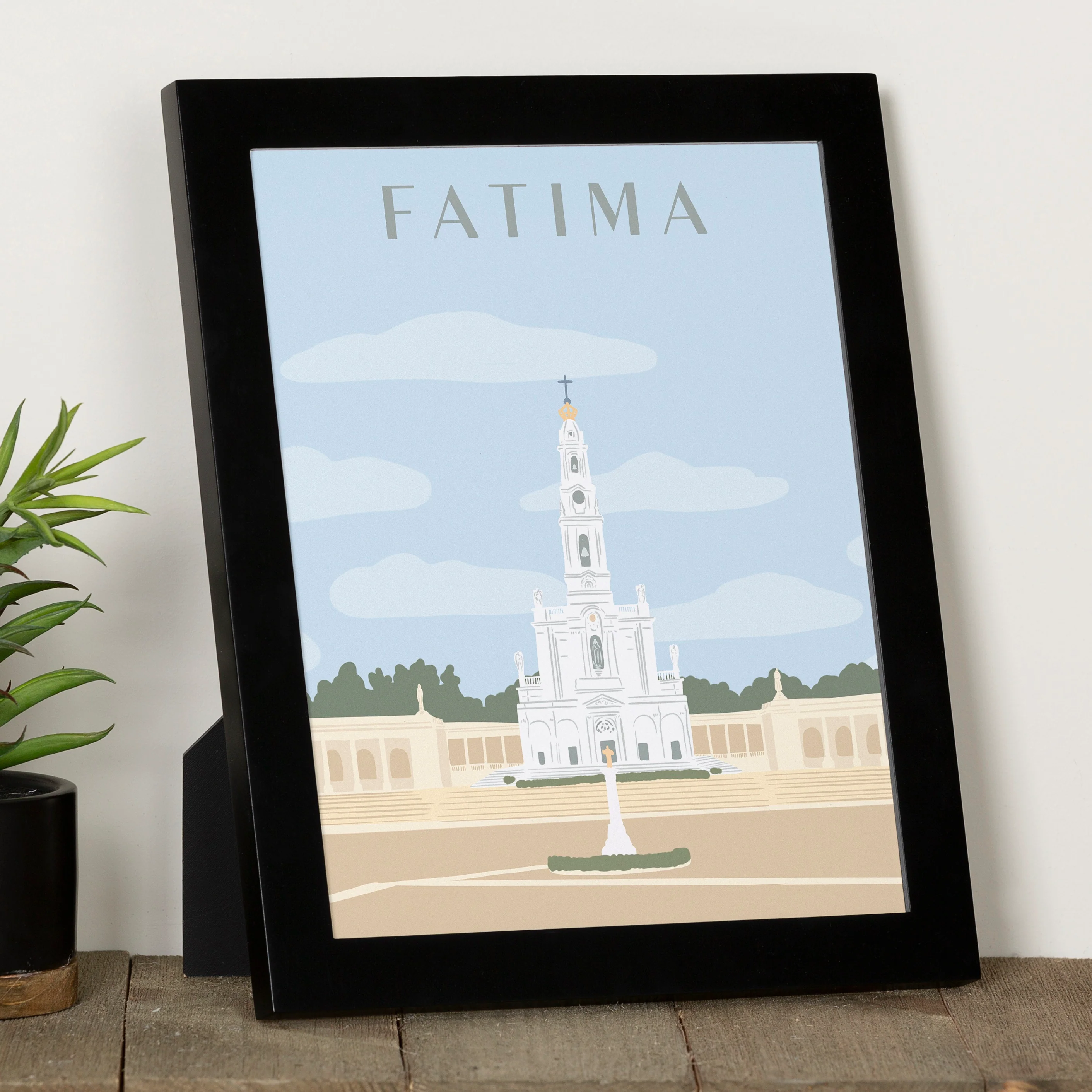 Sanctuary of Fatima Framed Travel Print - Image 2