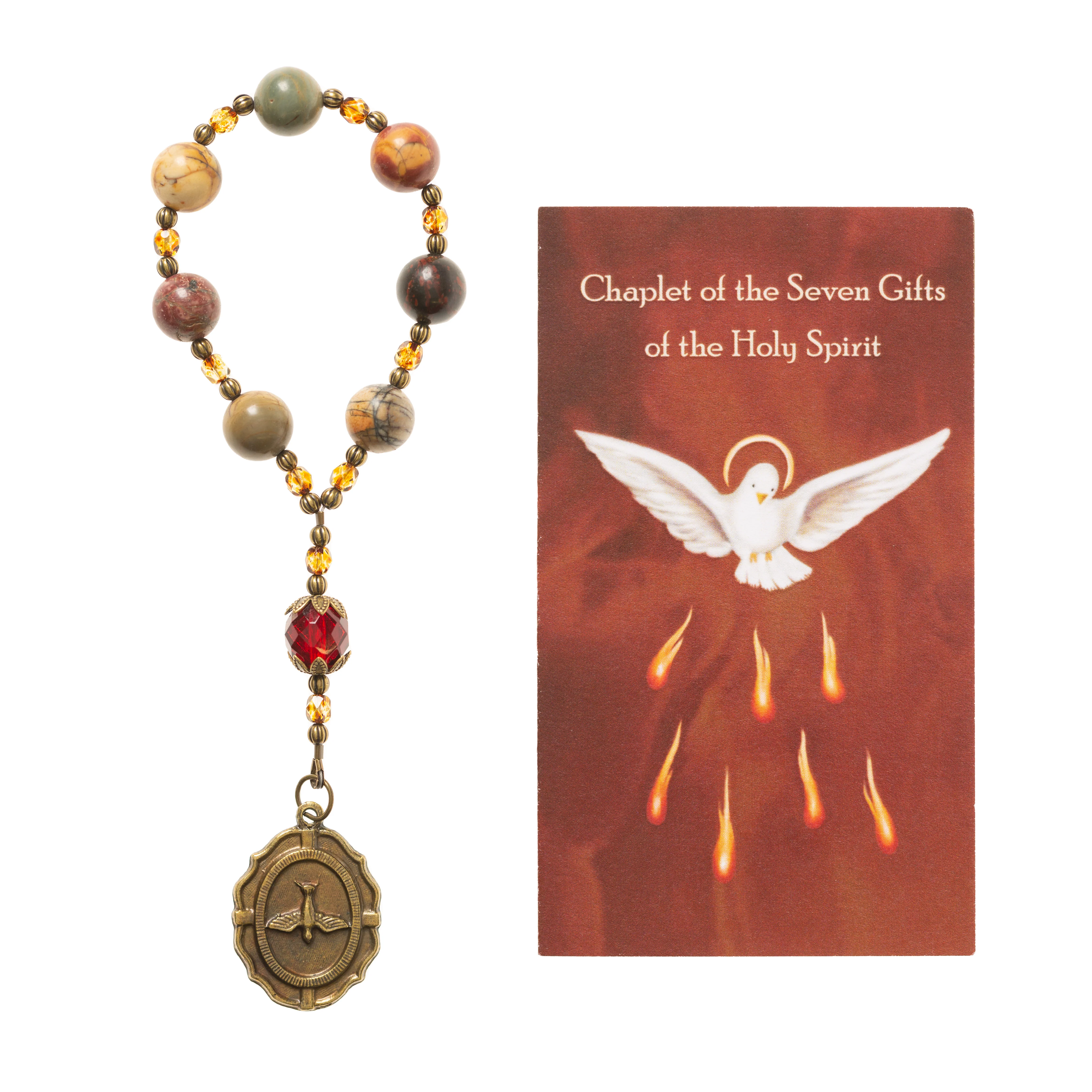 Seven Gifts of the Holy Spirit Gemstone Chaplet - Image 3