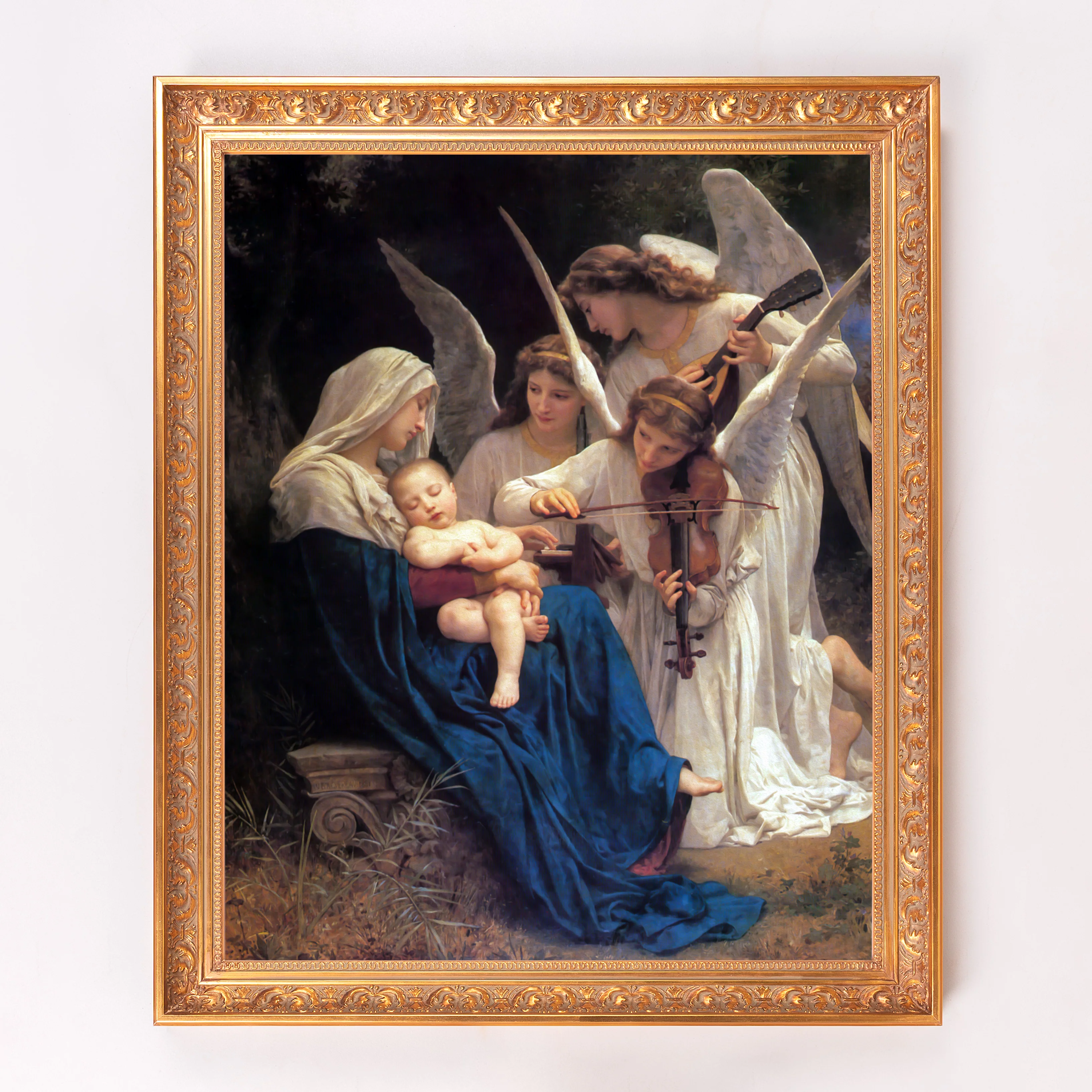 Song of Angels Framed Canvas - Sacred Signature Collection - Image 3