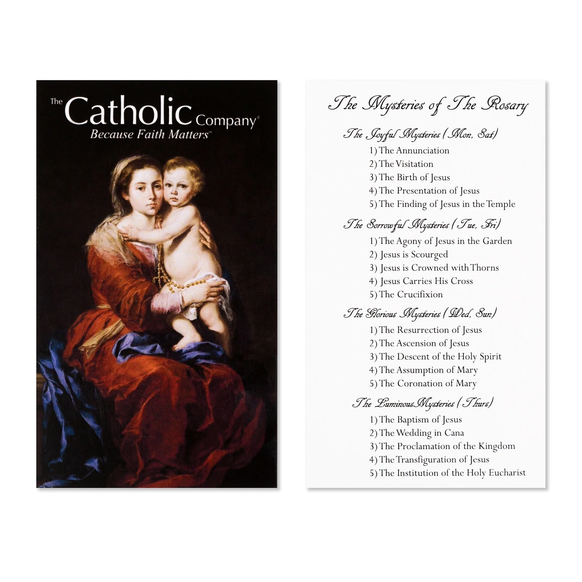 St. Benedict Wood Bead Rosary - Image 3