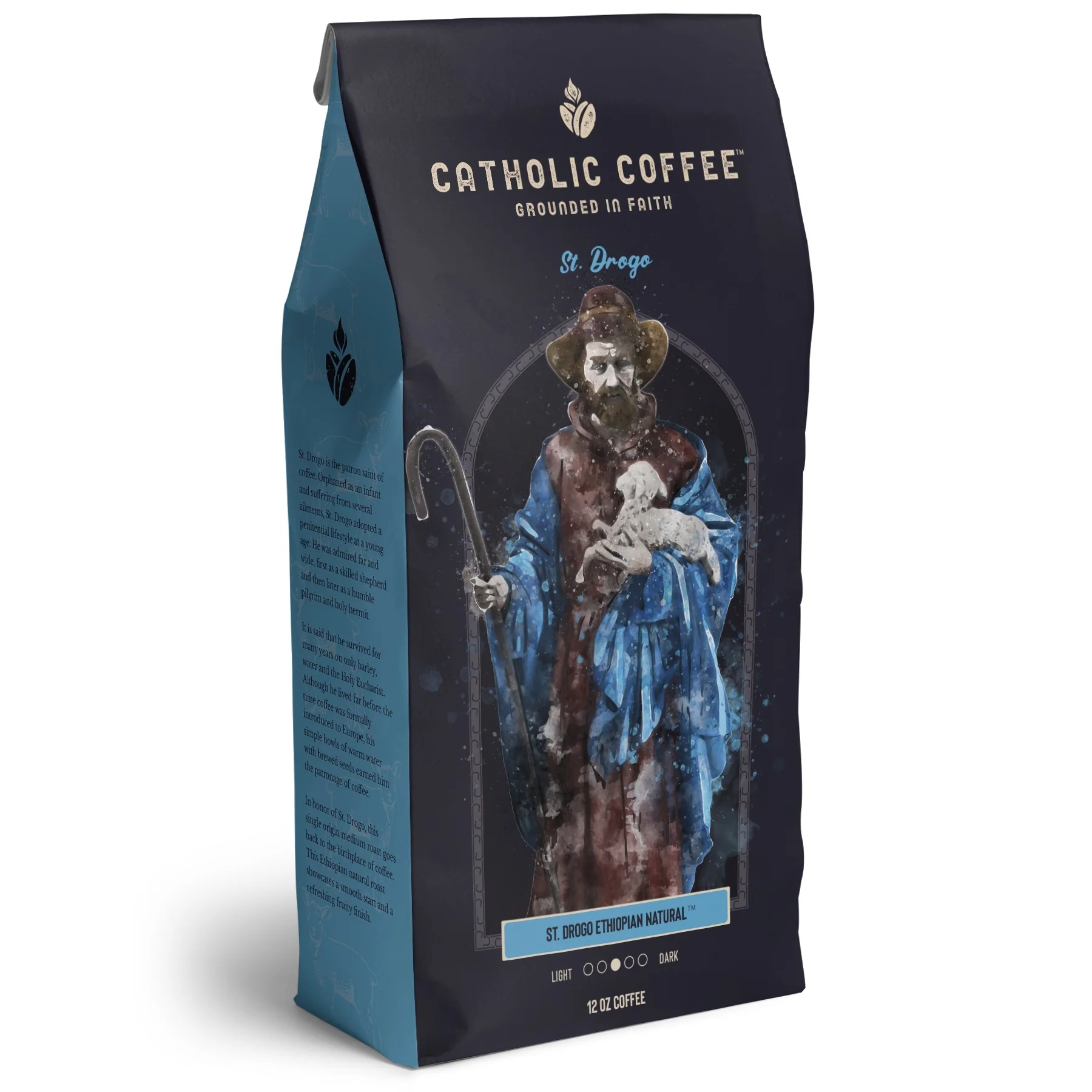 St. Drogo Ethiopian Medium Roast Coffee - 12 oz. Bag
