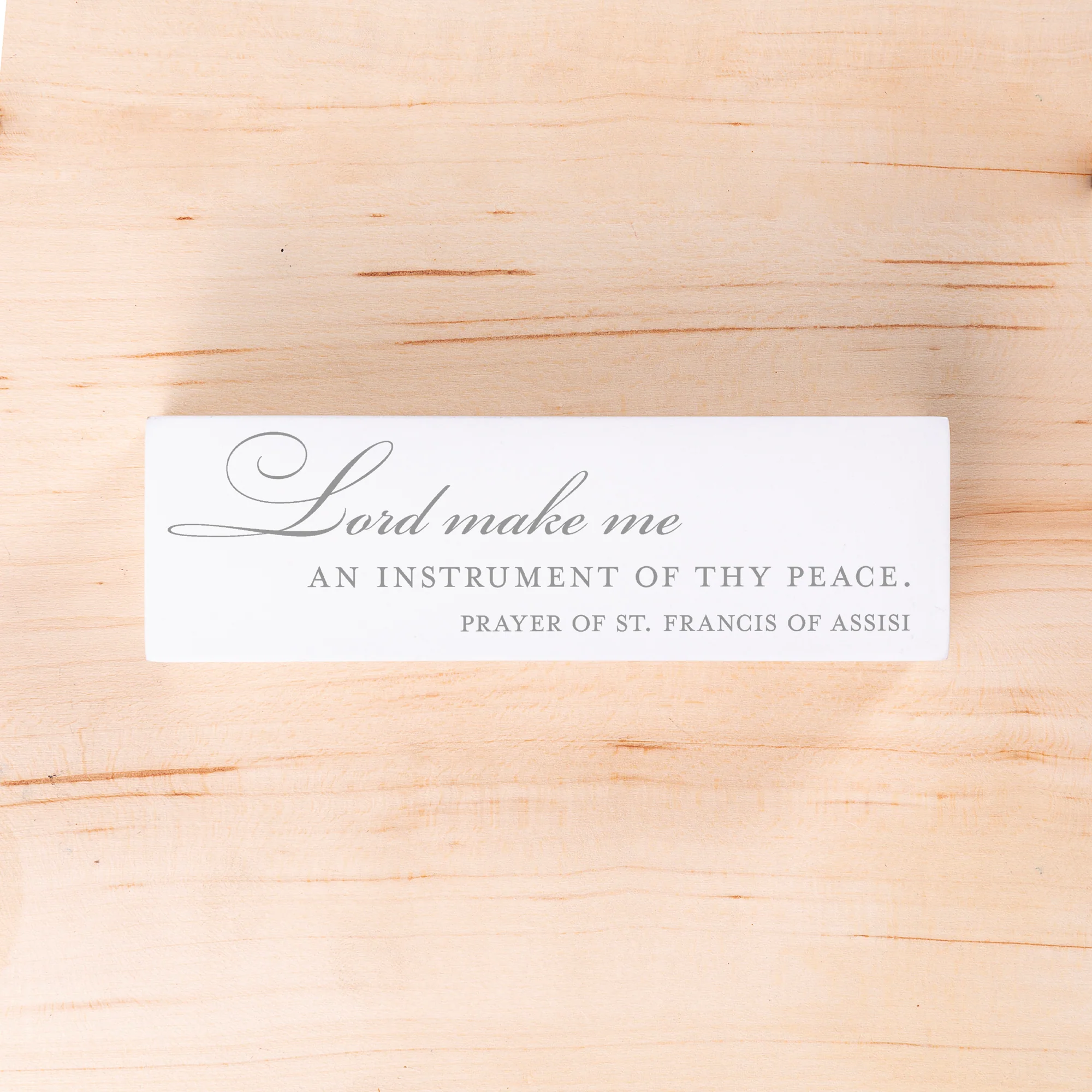 St. Francis Peace Prayer Block - Image 4
