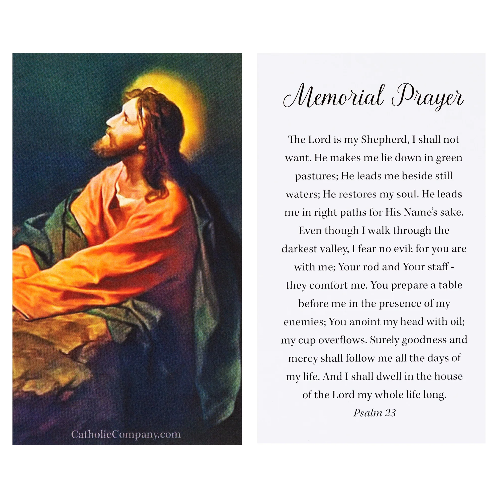 St. Joseph  Blue Memorial Rosary - Image 3