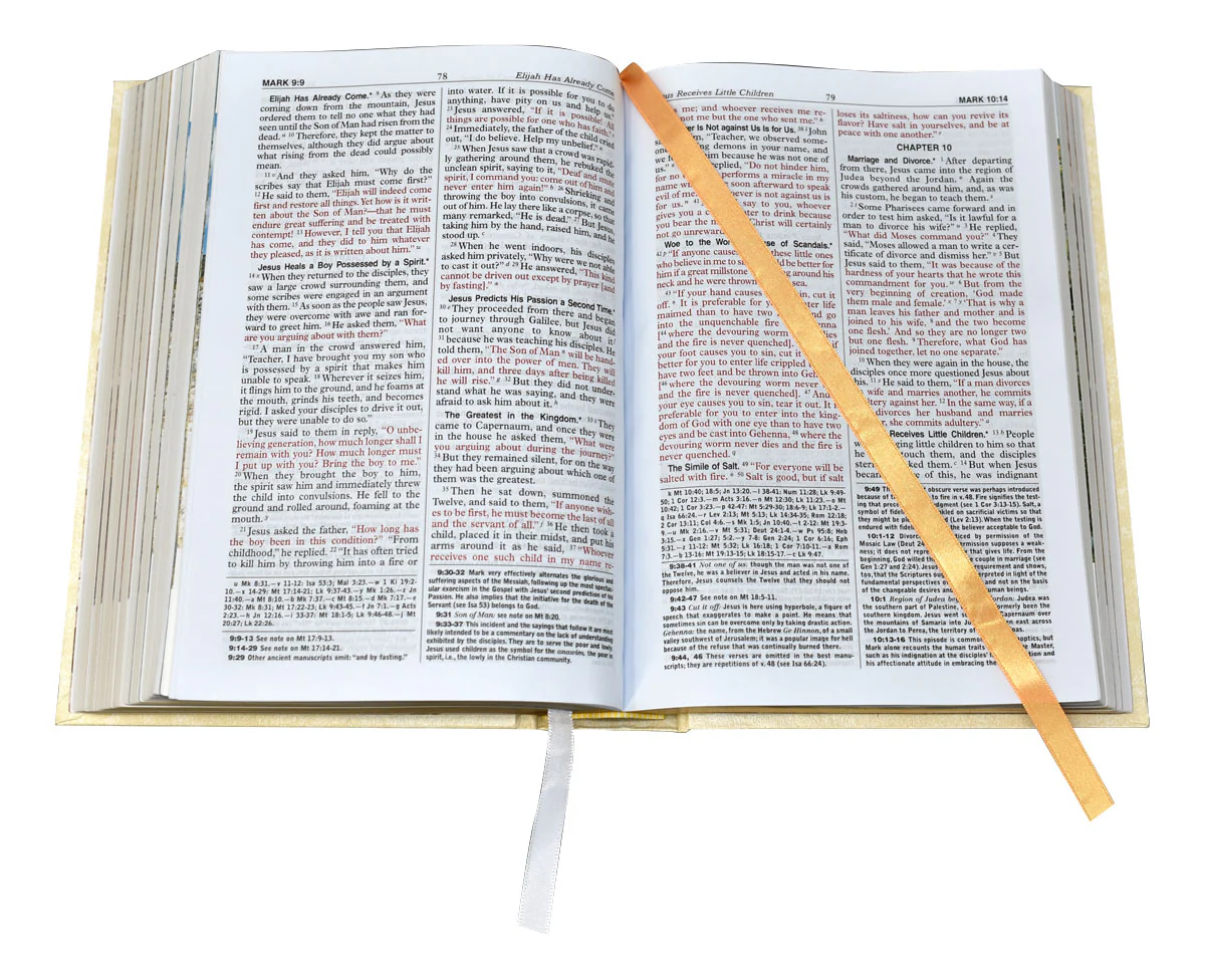 St. Joseph New Catholic Bible - Deluxe White Padded (Large Type) - Image 3