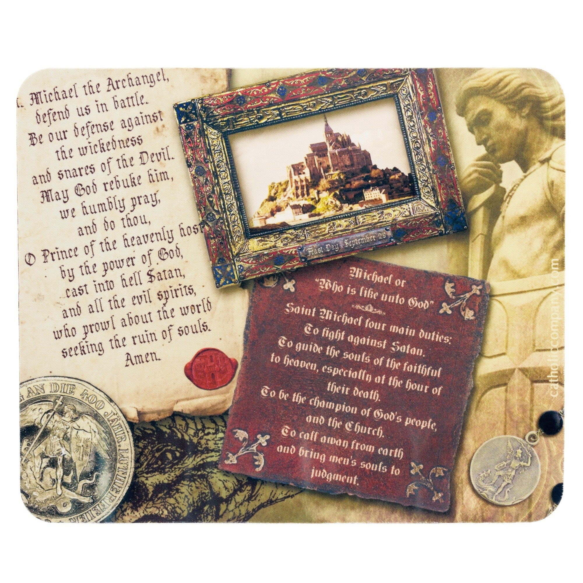 St. Michael Story Mousepad - Image 2