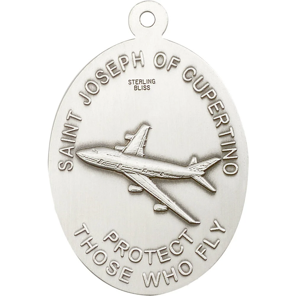 Sterling Silver St. Joseph of Cupertino Pendant - 2508925 - Image 2