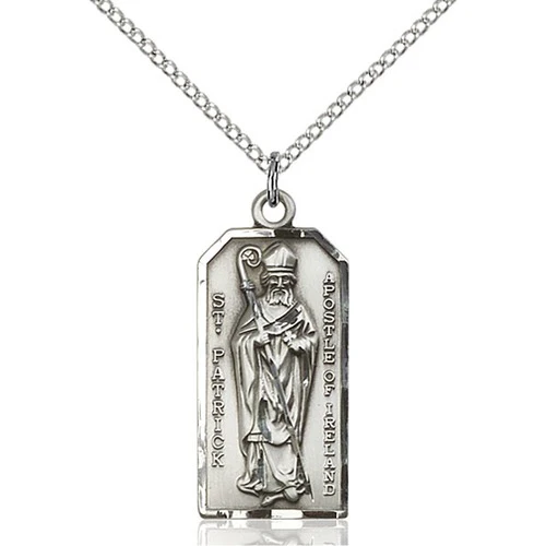 Sterling Silver St. Patrick Pendant - 2509253