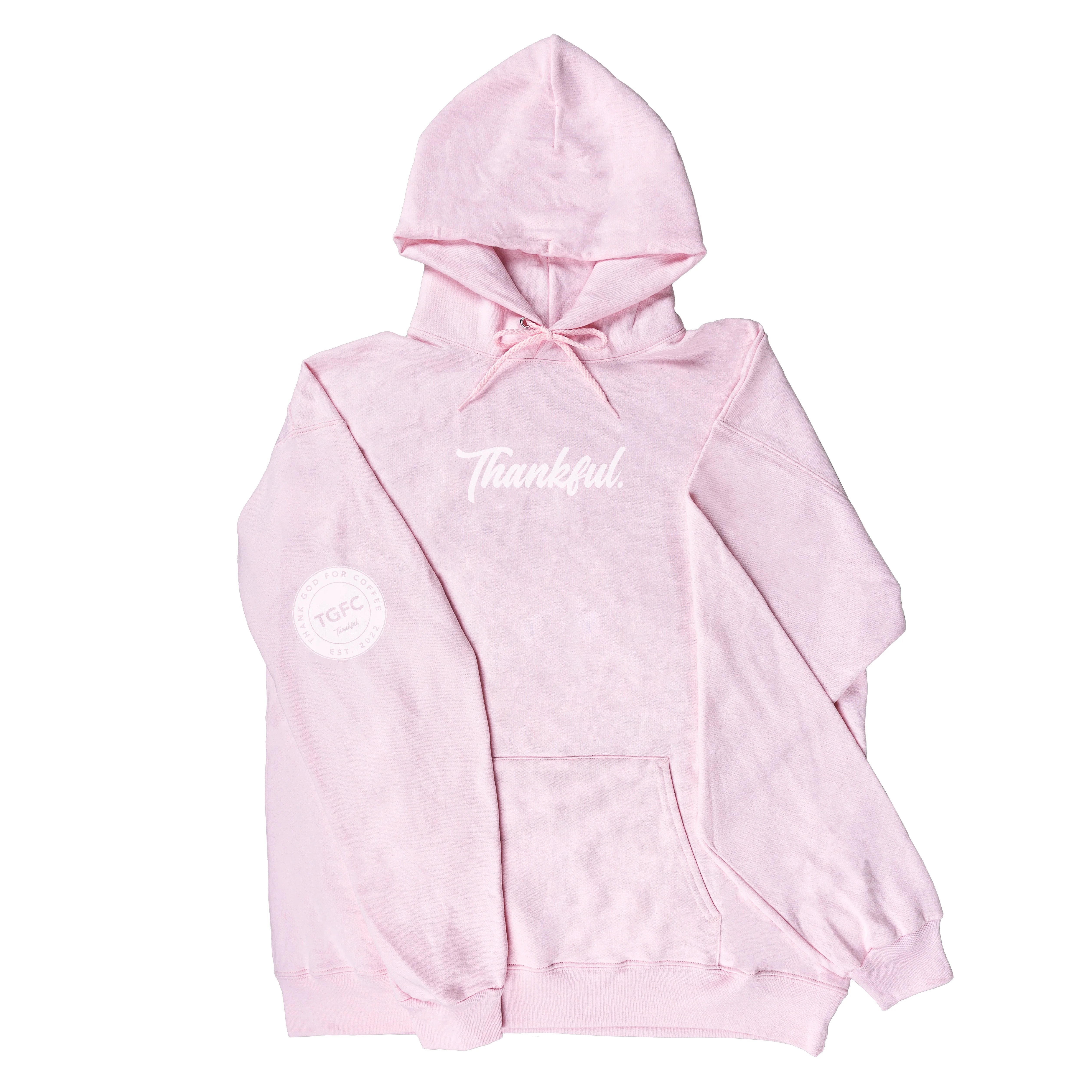 Thank God For Coffee Thankful Hooded Sweatshirt - Image 5