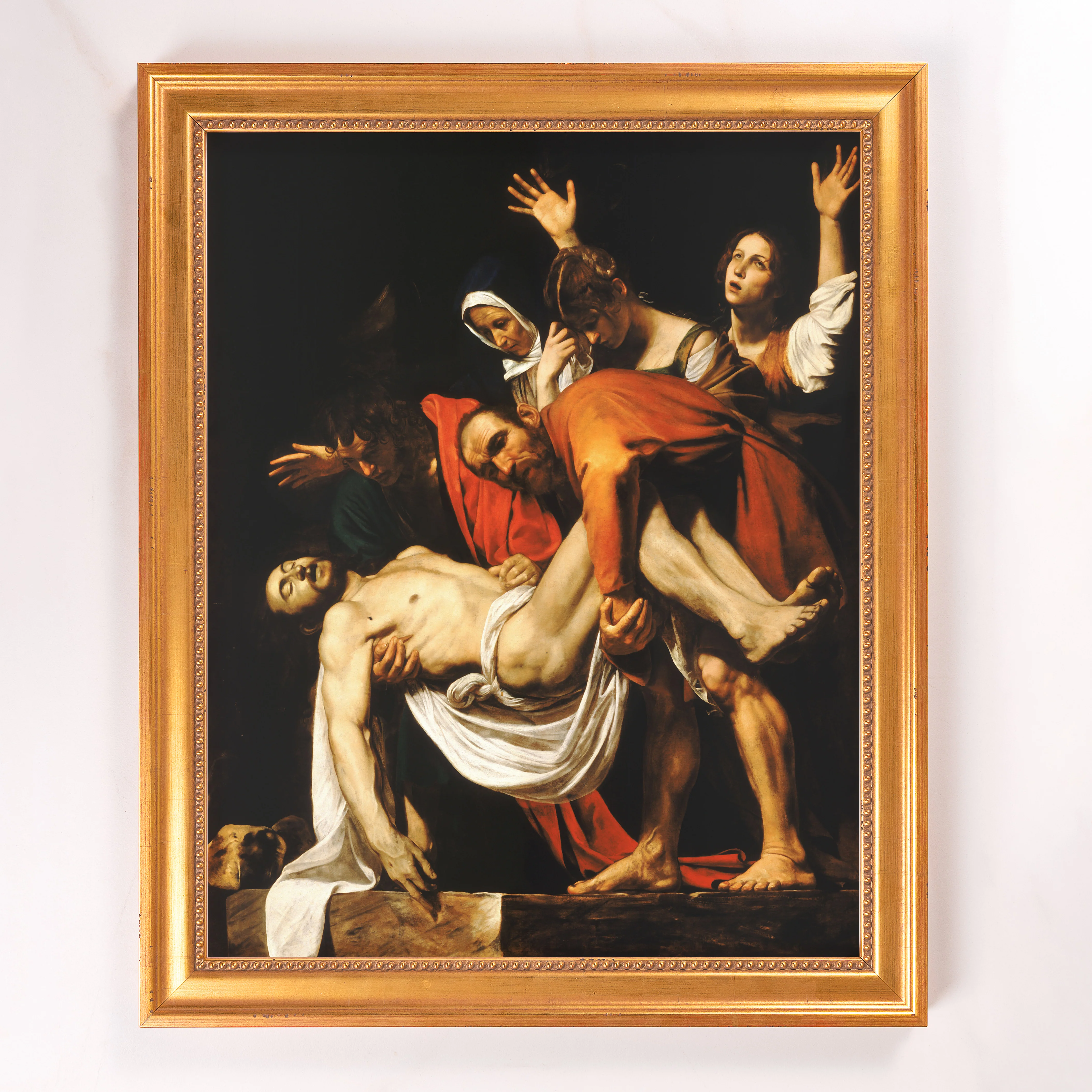 The Entombment of Christ Framed Canvas - Sacred Signature Collection - Image 2