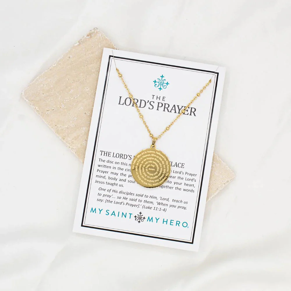 The Lord's Prayer Necklace - Silver or Gold - Image 2