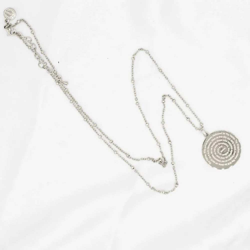 The Lord's Prayer Necklace - Silver or Gold - Image 6