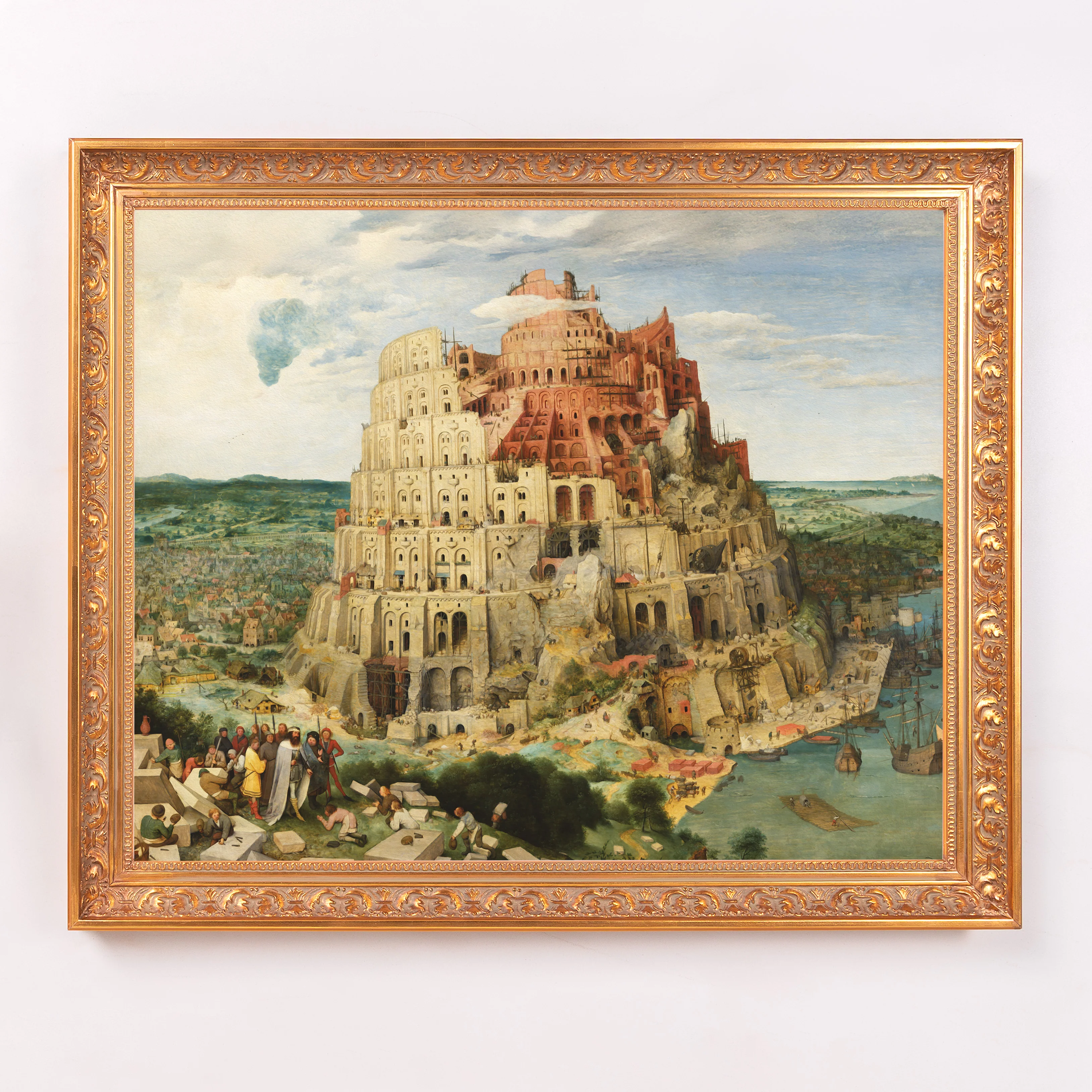 The Tower of Babel Framed Canvas - Sacred Signature Collection - Image 2