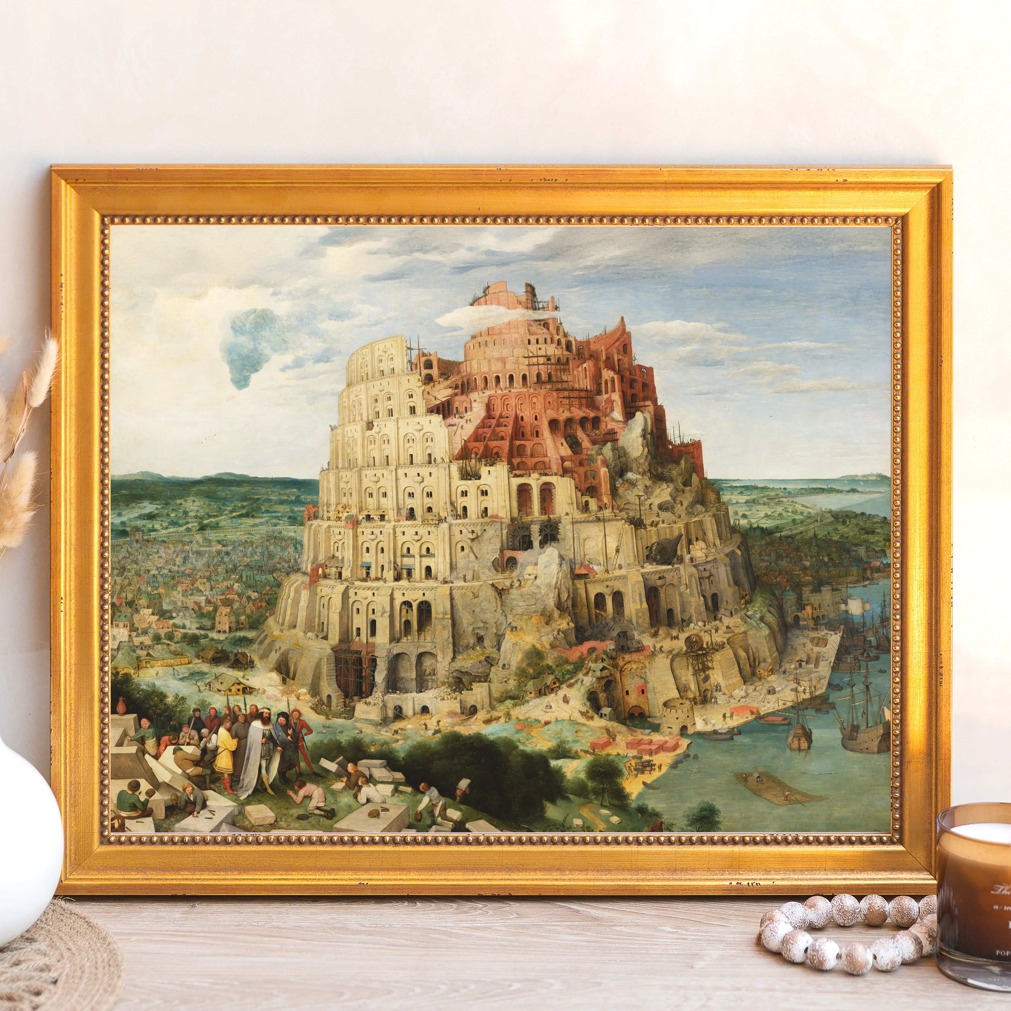 The Tower of Babel Framed Canvas - Sacred Signature Collection - Image 7