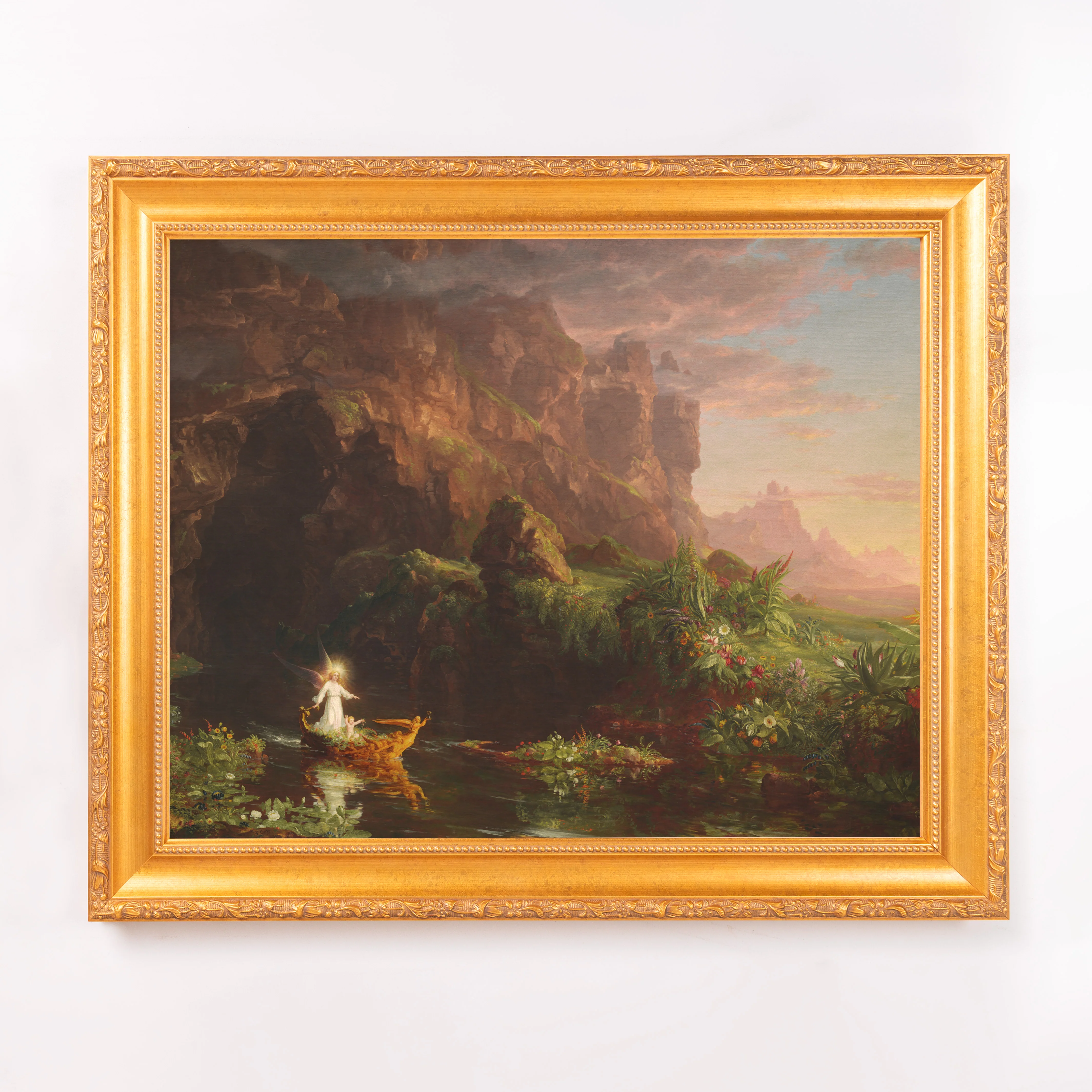 Voyage of Life: Childhood Framed Canvas - Sacred Signature Collection - Image 6