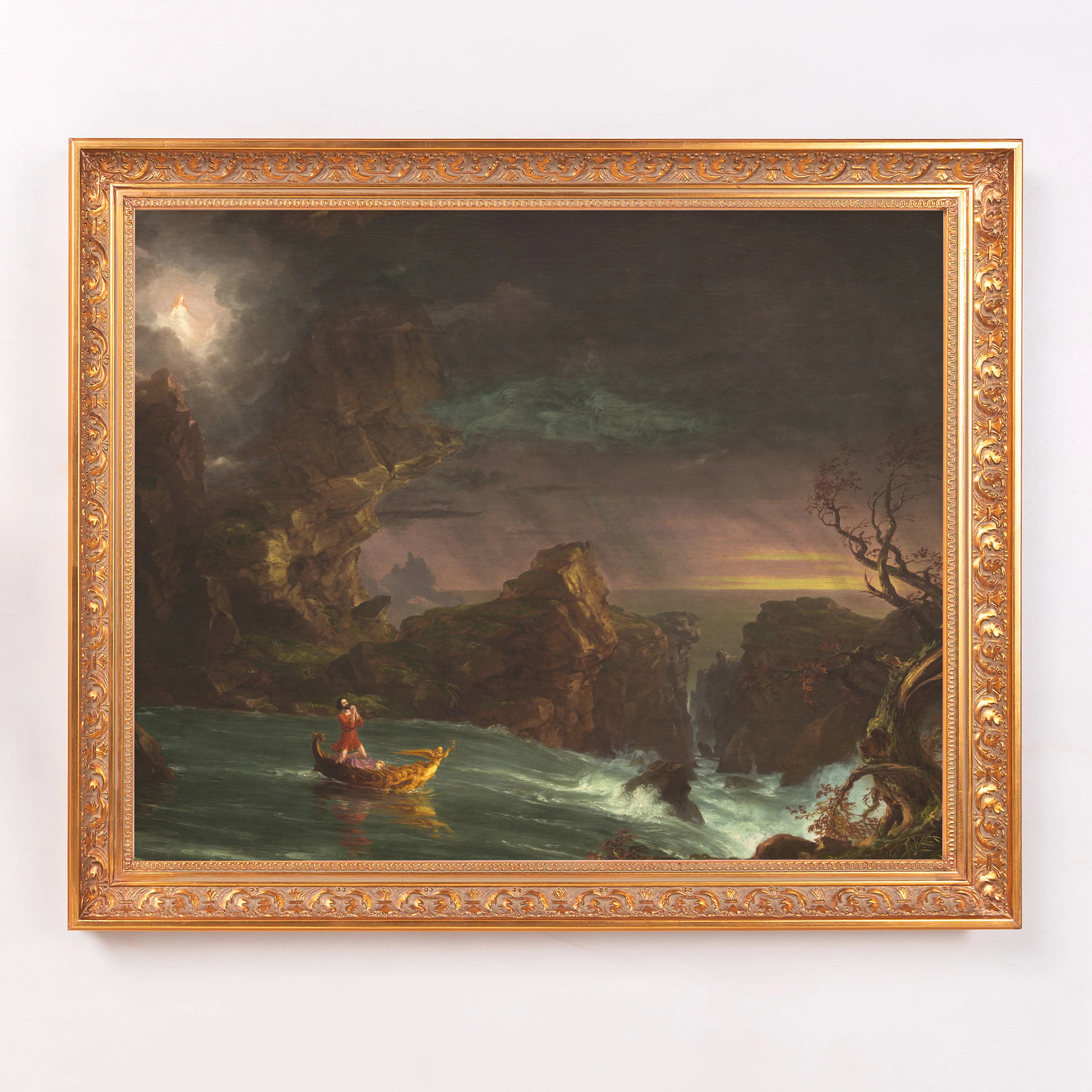 Voyage of Life: Manhood Framed Canvas - Sacred Signature Collection - Image 10