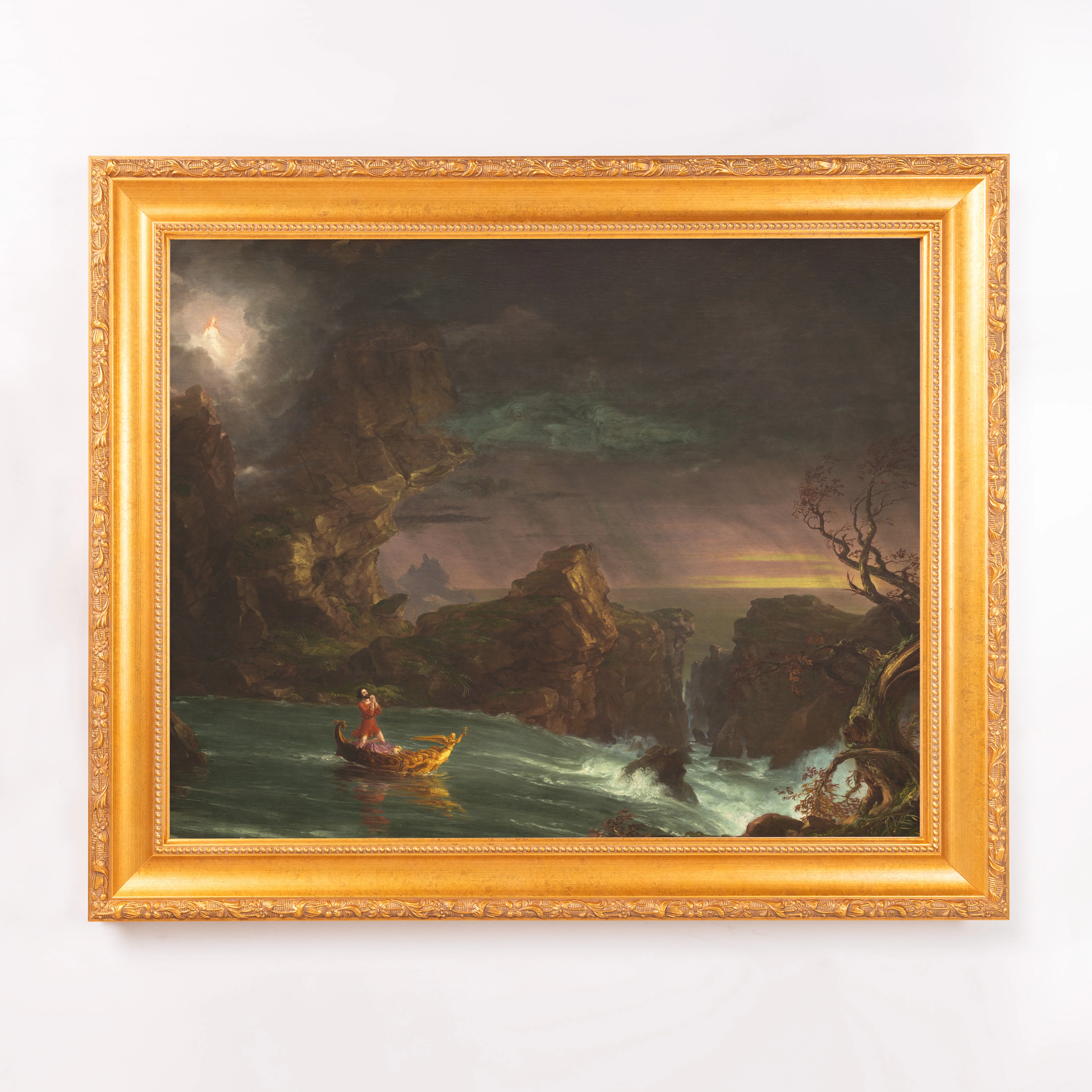 Voyage of Life: Manhood Framed Canvas - Sacred Signature Collection - Image 2