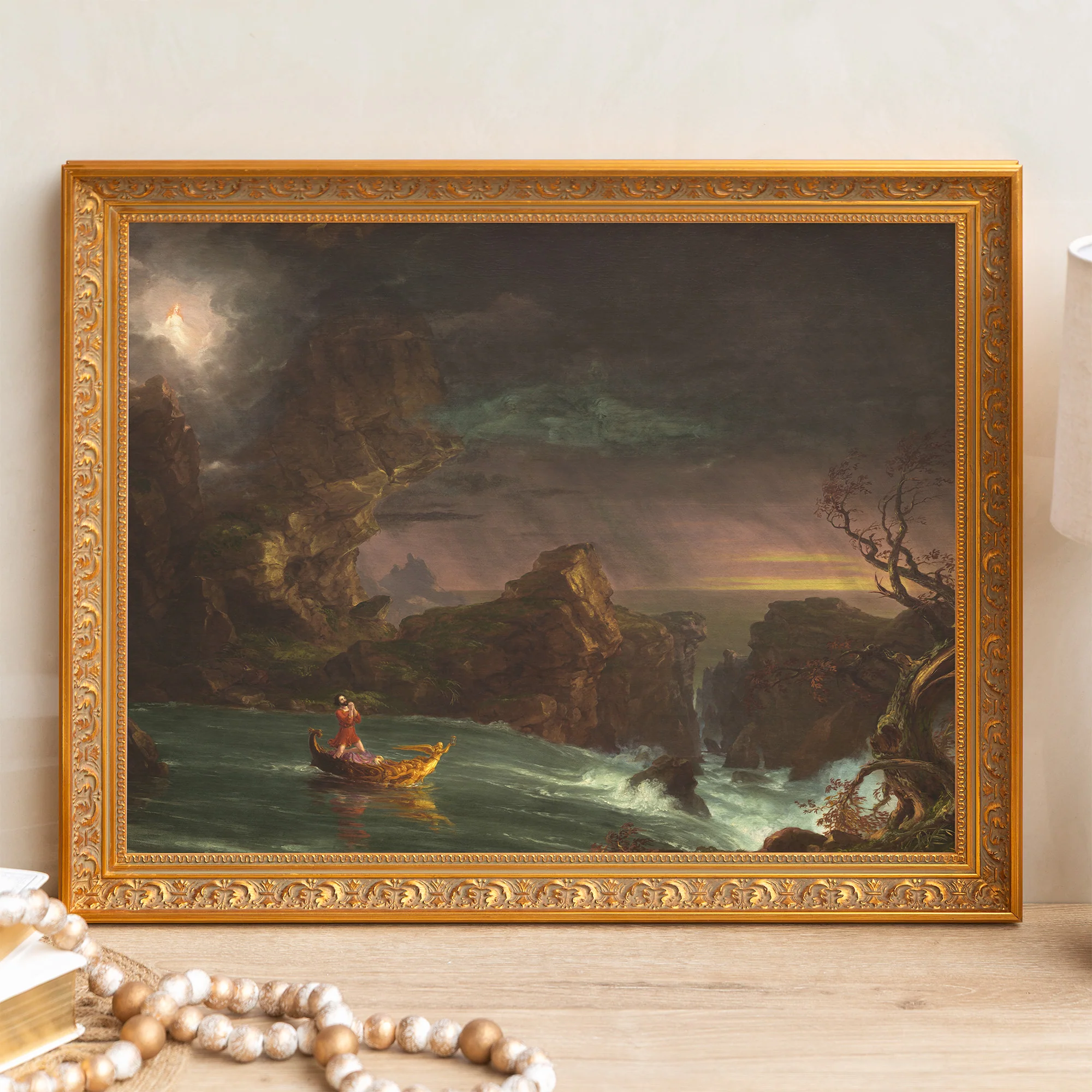 Voyage of Life: Manhood Framed Canvas - Sacred Signature Collection - Image 9