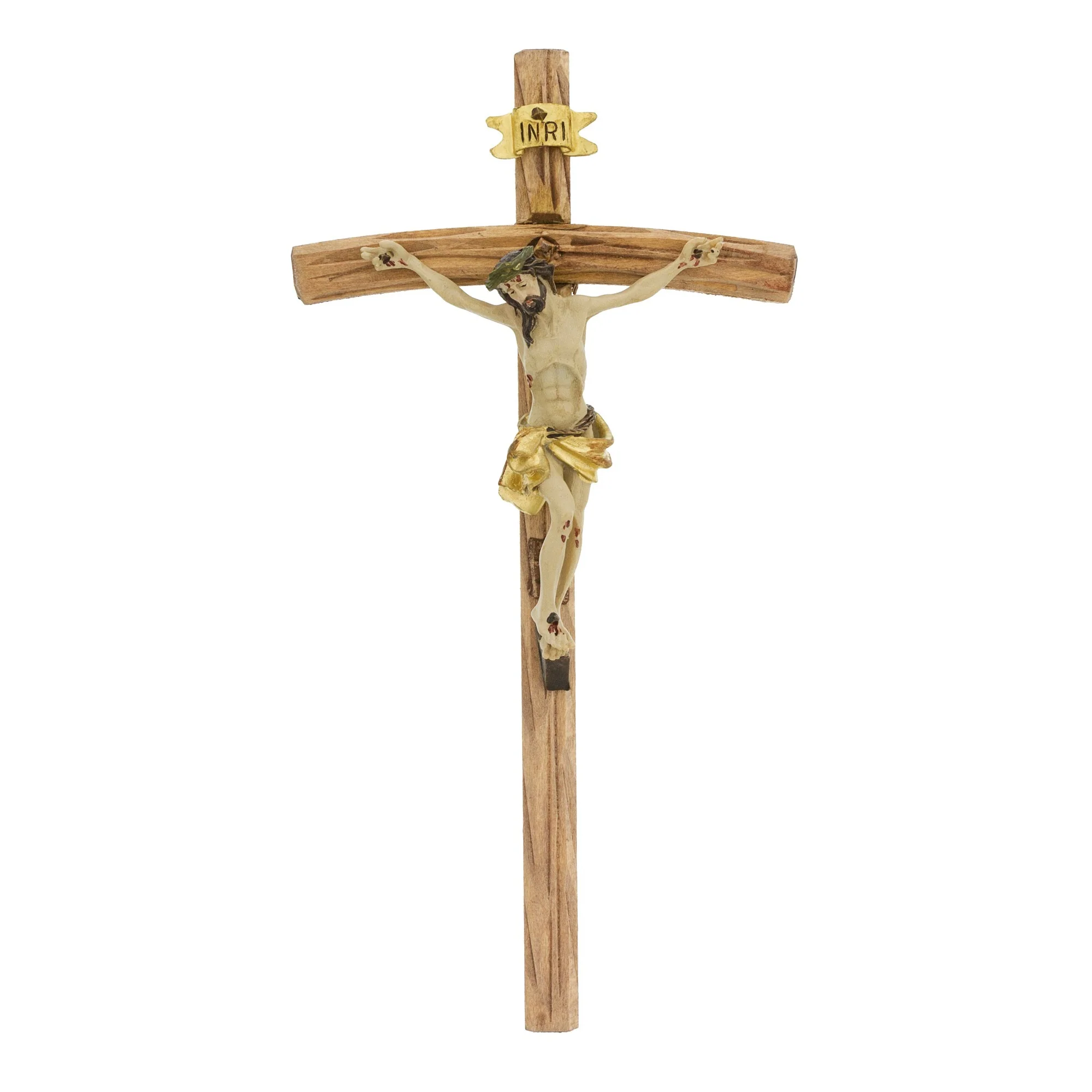 Wood Oberammergau Cross - 10"